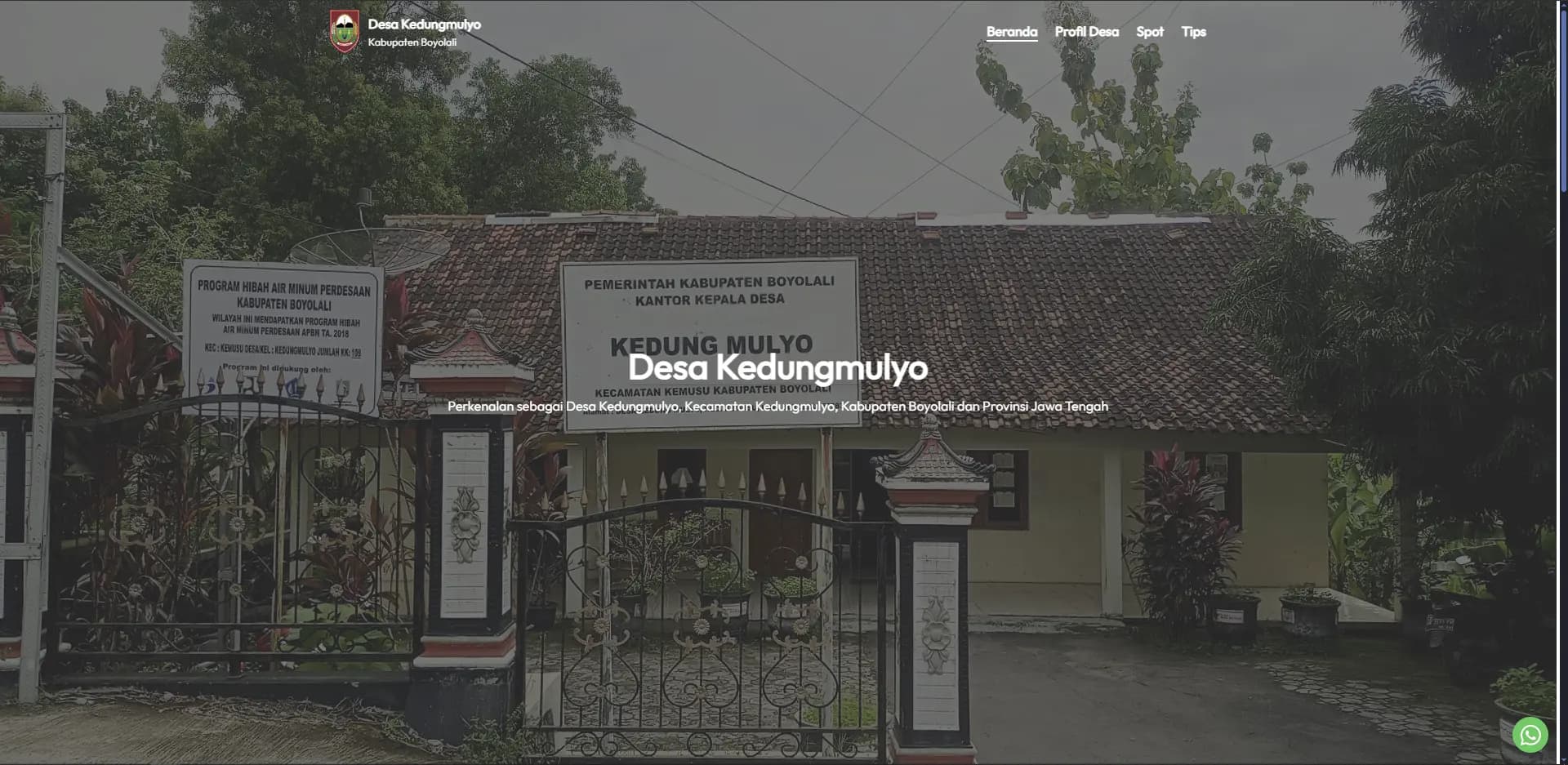 Digital Village Portal screenshot